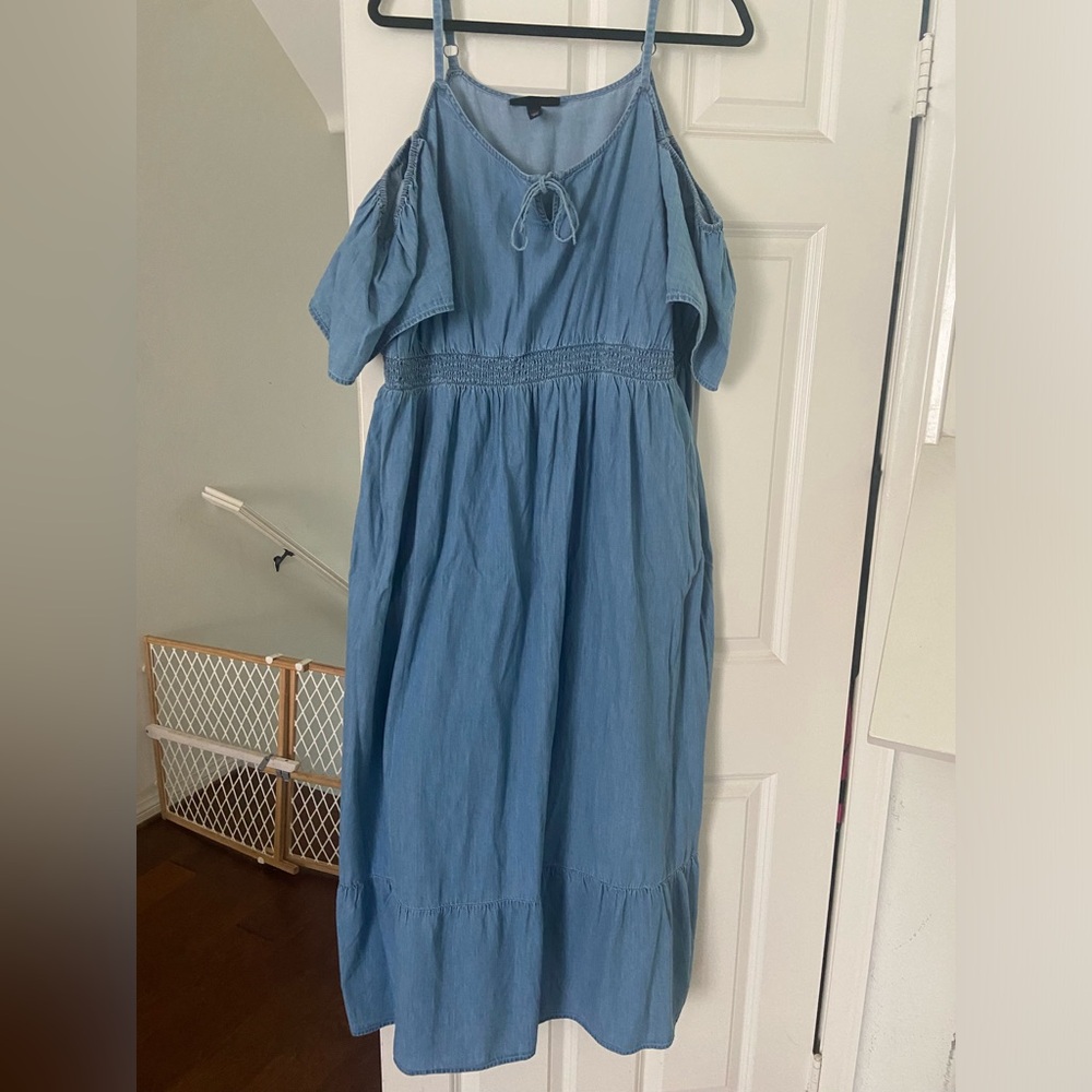 Lane Bryant denim maxi